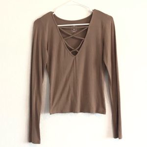 Me to We tan long sleeve